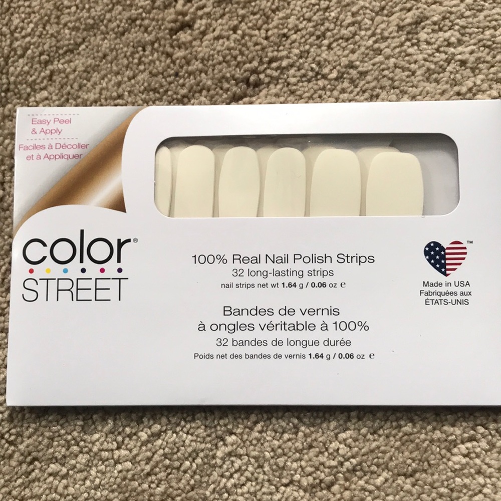 Color street clear as day nail polish strips